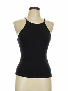 3 Pack! Black Slim Halter Tank Top